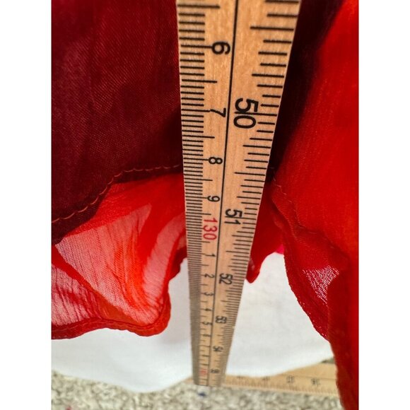 Zara V Neck Bead Appliques Tie Dye midi dress Blogger fav sz XL - Picture 8 of 12